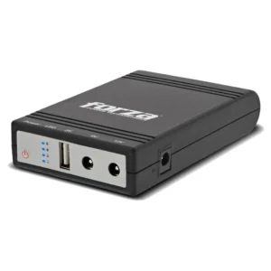 UPS Portátil Forza DC-140USB de 14 W y banco de energía, puerto USB, salidas de 5/9/12 VCC