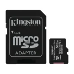 Tarjeta de Memoria Kingston Canvas Select Plus UHS-I microSDXC 512GB, U3, V30, A1, Clase 10, Adaptador