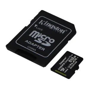 Tarjeta de Memoria Kingston Canvas Select Plus UHS-I microSDXC 512GB, U3, V30, A1, Clase 10, Adaptador