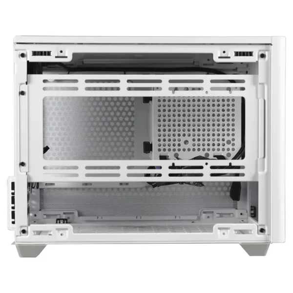 Gabinete Cooler Master MasterBox NR200, Mini-ITX, Sin Fuente, 1 Fan 12 cm + 1 Fan 9.2 cm, Blanco