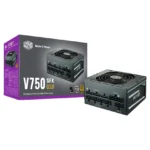 Fuente de alimentación modular Cooler Master V750 SFX Gold, 750W 80 Plus Gold, Uso en Mini ITX