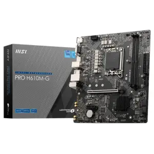 Motherboard MSI PRO H610M-G, DDR5, Socket 1700