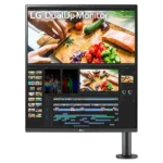 Monitor con brazo ergonómico LG DualUp 28MQ780-B, 27.6″, 60Hz, Nano IPS, 2560×2880, 5ms, DisplayPort, HDMI, USB-C