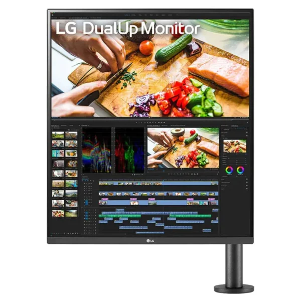 Monitor con brazo ergonómico LG DualUp 28MQ780-B, 27.6″, 60Hz, Nano IPS, 2560×2880, 5ms, DisplayPort, HDMI, USB-C
