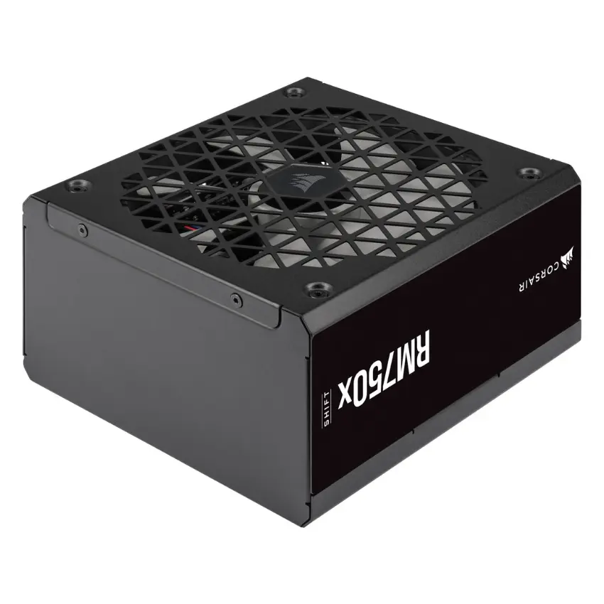 Fuente de alimentación modular Corsair RM750x SHIFT, 750W, 80 PLUS Gold, Interfaz de cableado lateral