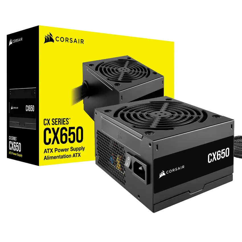 Fuente de alimentación Corsair CX650, 650W, 80 PLUS Bronze Fuente de alimentación Corsair CX650, 650W, 80 PLUS Bronze