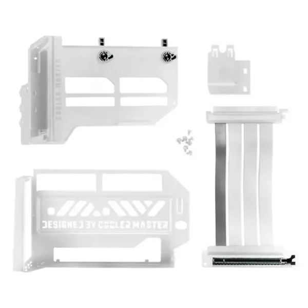 Kit de soporte para tarjeta gráfica vertical Cooler Master V3, PCIe 4.0, Riser, Blanco