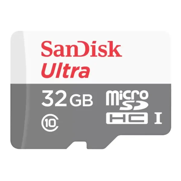 Tarjeta de Memoria microSDHC SanDisk Ultra 32GB, UHS-I, U1, Clase 10, Adaptador