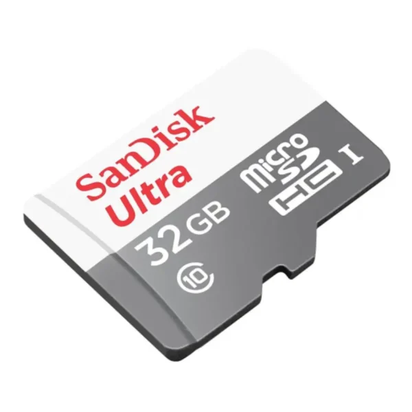 Tarjeta de Memoria microSDHC SanDisk Ultra 32GB, UHS-I, U1, Clase 10, Adaptador