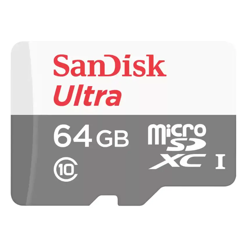 Tarjeta de Memoria microSDXC SanDisk Ultra 64GB, UHS-I, U1, Clase 10, Adaptador Tarjeta de Memoria microSDXC SanDisk Ultra 64GB, UHS-I, U1, Clase 10, Adaptador