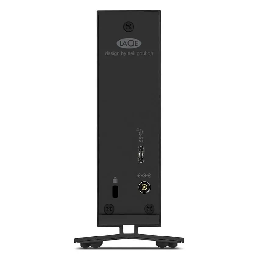 Disco Externo LaCie d2 Professional, USB-C 3.2 Gen 2, Neil Poulton, Negro Disco Externo LaCie d2 Professional, USB-C 3.2 Gen 2, Neil Poulton, Negro