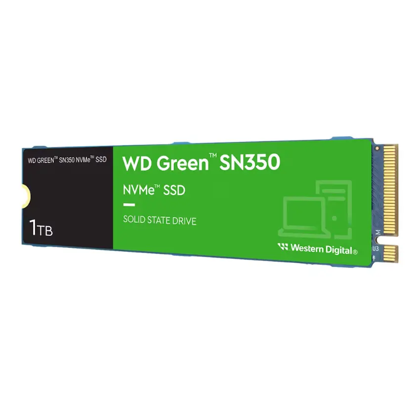Disco SSD Western Digital Green SN350 NVMe 1TB, 3D NAND TLC, PCIe Gen3x4, M.2 2280