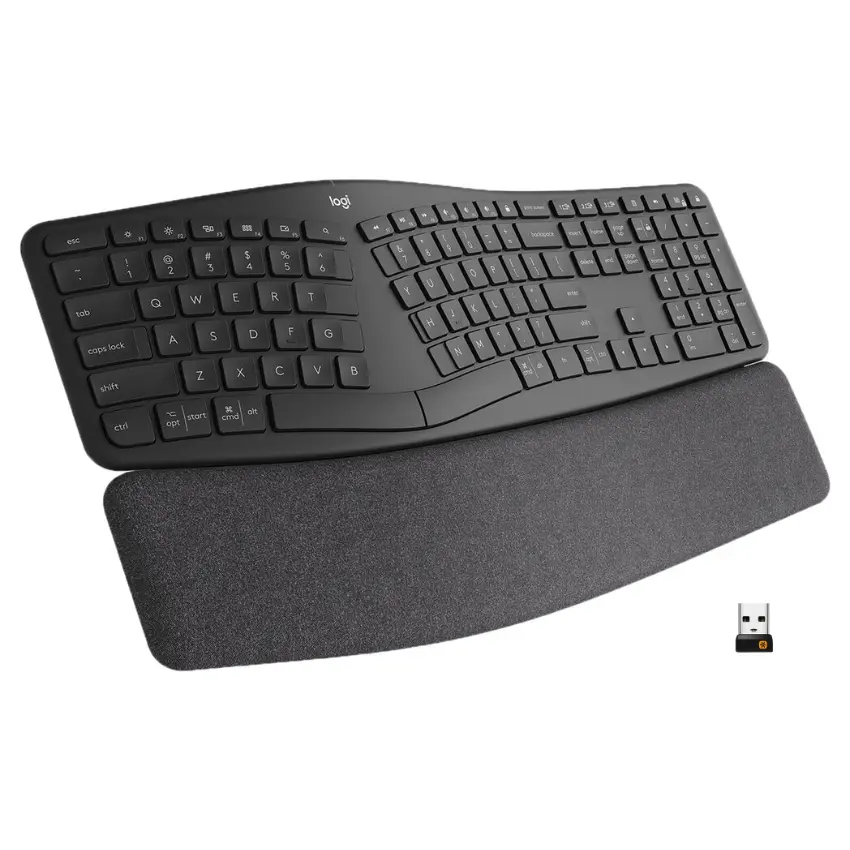 Teclado Inalámbrico Logitech ERGO K860, Bluetooth, Negro, Español Teclado Inalámbrico Logitech ERGO K860, Bluetooth, Negro, Español