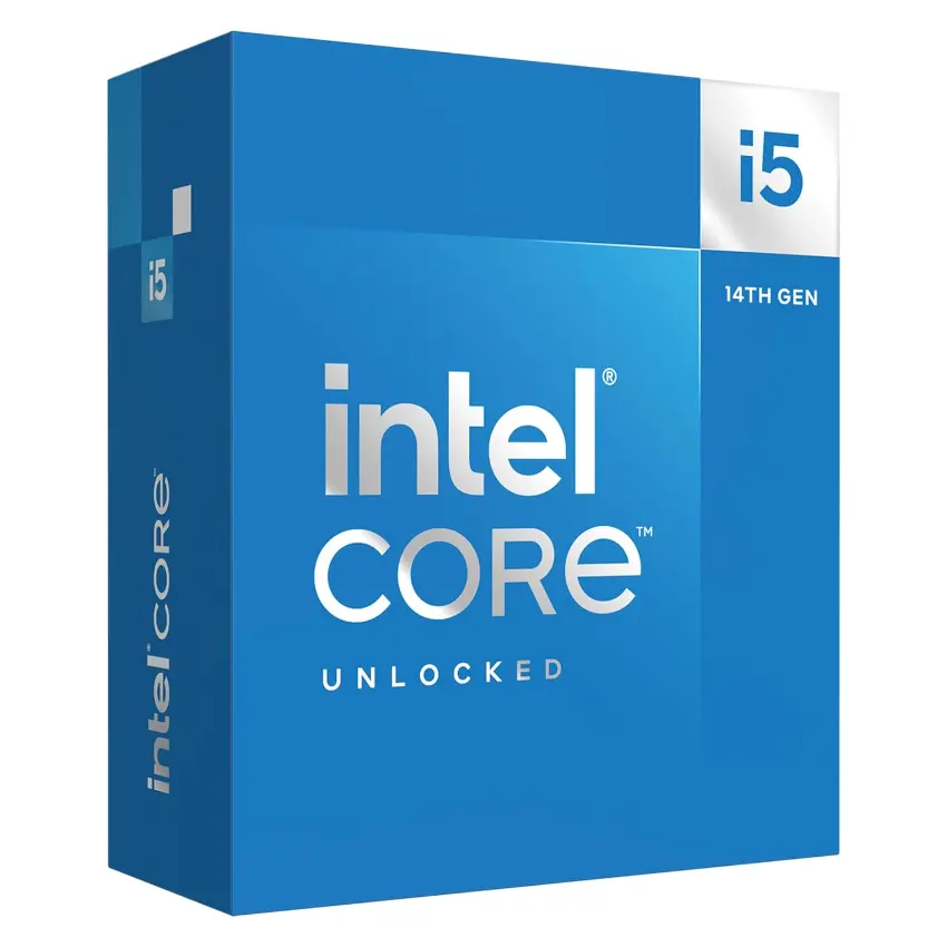 Procesador Intel Core i5-14600K, 3.5GHz, 14 Núcleos, 24MB L3, Sin cooler/disipador, Socket LGA1700, BOX Procesador Intel Core i5-14600K, 3.5GHz, 14 Núcleos, 24MB L3, Sin cooler/disipador, Socket LGA1700, BOX