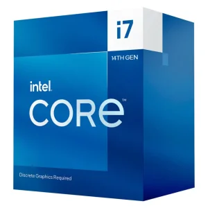 Procesador Intel Core i7-14700F, 2.1GHz, 20 Núcleos, 33MB L3, Sin video, Socket LGA1700, BOX