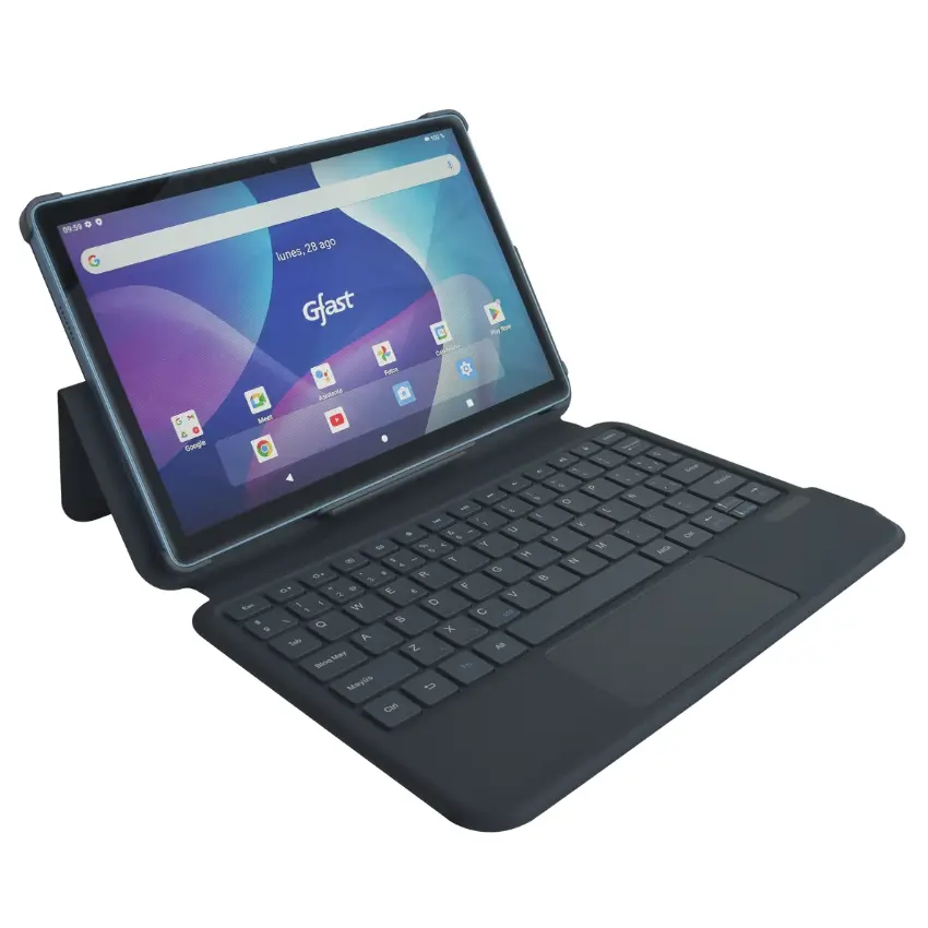 Tablet Gfast MD-97, 9.7" IPS, Octa-Core 1.6GHz, 4GB RAM, 64GB, Wi-Fi, Incluye Teclado, Android 13, Azul