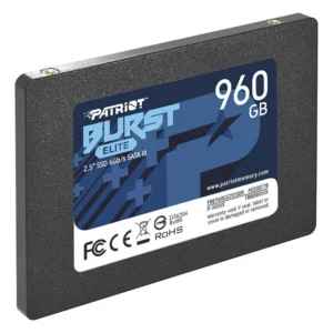 Disco SSD Patriot Burst Elite 960GB, 3D NAND, SATA3, 2.5"