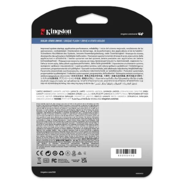 Disco SSD Kingston DC600M 3840GB, TLC 3D NAND, SATA3, 2.5"