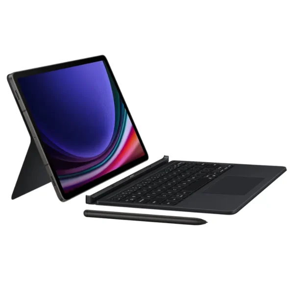 Tablet Samsung Galaxy Tab S9 con Book Cover Keyboard, 11" WQXGA AMOLED 2X, Snapdragon 8 Gen 2 Octa-Core 3.36GHz, 8GB RAM, 128GB, Wi-Fi, Android, Graphite, Negro