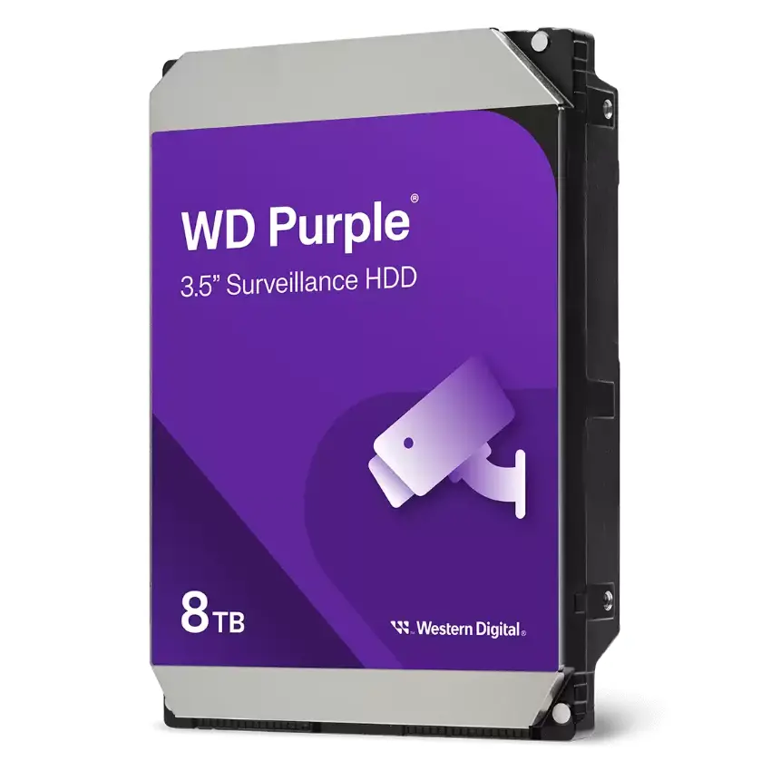 Disco Interno Western Digital Purple 8TB SATA3 5640rpm 256MB Cache 3.5" Disco Interno Western Digital Purple 8TB SATA3 5640rpm 256MB Cache 3.5"