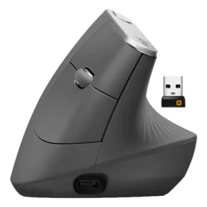 Mouse Inalámbrico Logitech MX Vertical, Ergonómico, Negro