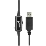 Auriculares Genius HS-220U, USB, Negro