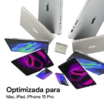 Disco Externo SSD Crucial X9 Pro para Mac, USB 3.2 Gen 2 tipo C