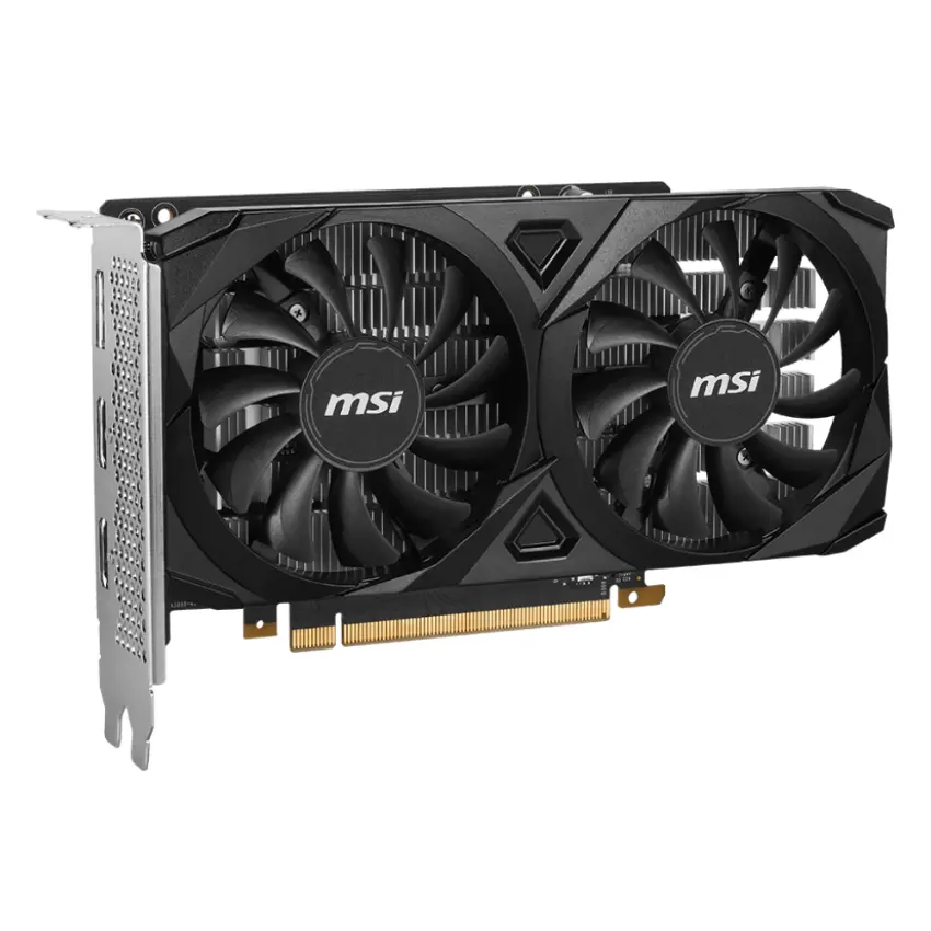 Placa de Video MSI GeForce RTX 3050 VENTUS 2X OC 6GB GDDR6 Placa de Video MSI GeForce RTX 3050 VENTUS 2X OC 6GB GDDR6