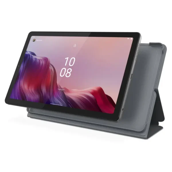 Tablet Lenovo Tab M9 (TB310FU), 9" HD IPS, Helio G80 8-Core 2.0GHz, 4GB LPDDR4x RAM, 64GB eMMC, Wi-Fi, Android 12, Folio Case + Film, Arctic Grey, Gris
