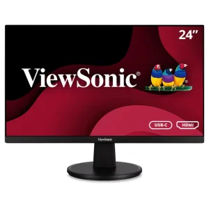 Monitor ViewSonic VA2447-MHU, 23.8", 100Hz, MVA, 1920x1080, 5ms, VGA, HDMI, USB-C, FreeSync