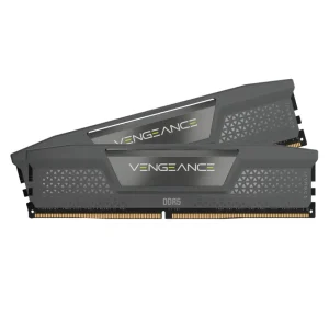 Memoria Corsair VENGEANCE, DDR5, UDIMM, EXPO & XMP, Kit de 2, Gris