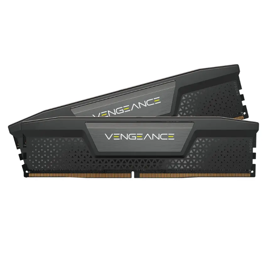 Memoria Corsair VENGEANCE, DDR5, UDIMM, XMP, Kit de 2, Negro Memoria Corsair VENGEANCE, DDR5, UDIMM, XMP, Kit de 2, Negro