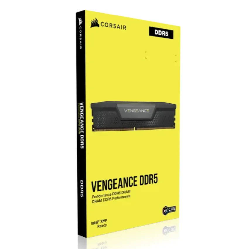 Memoria Corsair VENGEANCE, DDR5, UDIMM, XMP, Negro