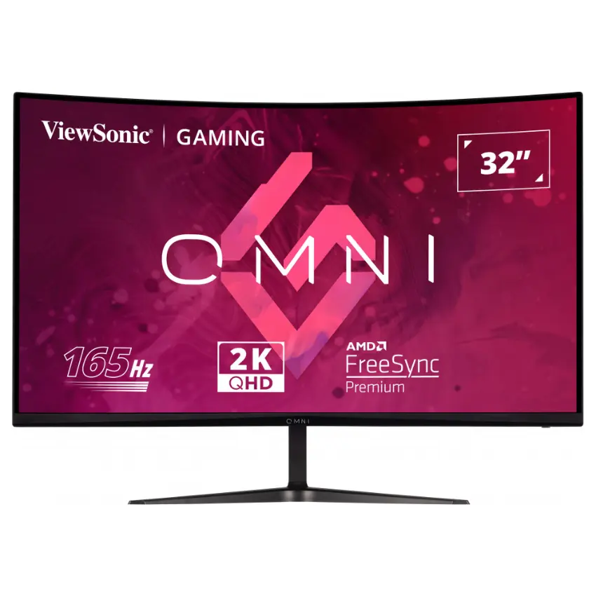 Monitor Gamer ViewSonic VX3218C-2K, 31.5″, 165Hz, VA 1500R, 2560x1440, 1ms, DisplayPort, HDMI, FreeSync Premium