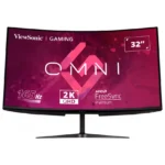 Monitor Gamer ViewSonic VX3218C-2K, 31.5″, 165Hz, VA 1500R, 2560x1440, 1ms, DisplayPort, HDMI, FreeSync Premium