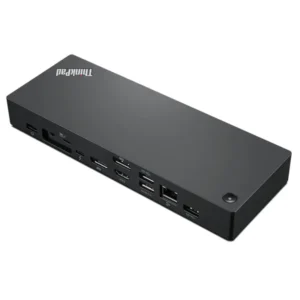 Hub Station Lenovo ThinkPad Universal Thunderbolt 4 Dock con Adaptador de 135W, USB-C 3.2 Gen 2, 4 USB-A 3.2 Gen 2, RJ-45, DisplayPort, HDMI, Hasta 100W Power Delivery, Docking Station