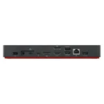 Hub Station Lenovo ThinkPad Universal Thunderbolt 4 Dock con Adaptador de 135W, USB-C 3.2 Gen 2, 4 USB-A 3.2 Gen 2, RJ-45, DisplayPort, HDMI, Hasta 100W Power Delivery, Docking Station