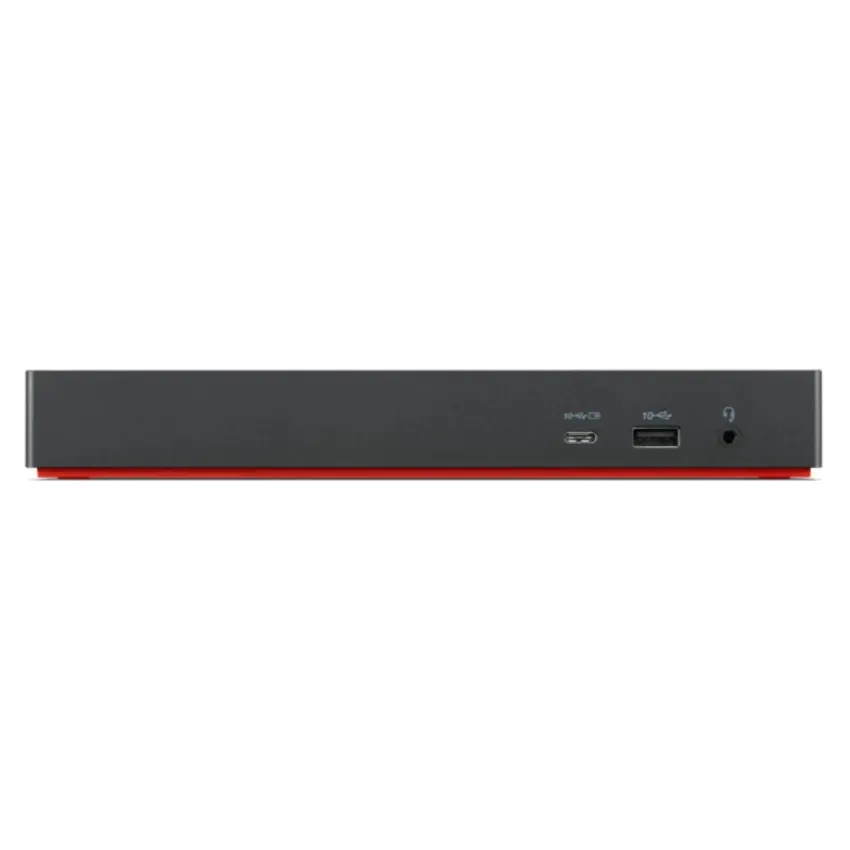 Hub Station Lenovo ThinkPad Universal Thunderbolt 4 Dock con Adaptador de 135W, USB-C 3.2 Gen 2, 4 USB-A 3.2 Gen 2, RJ-45, DisplayPort, HDMI, Hasta 100W Power Delivery, Docking Station