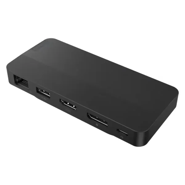 Hub Station Lenovo USB-C Dual Display Travel Dock, 2 USB-C 3.2 Gen 2, USB-A 3.2 Gen 2, RJ-45, DisplayPort, HDMI, 100W Power Delivery, Docking Station