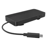 Hub Station Lenovo USB-C Dual Display Travel Dock, 2 USB-C 3.2 Gen 2, USB-A 3.2 Gen 2, RJ-45, DisplayPort, HDMI, 100W Power Delivery, Docking Station