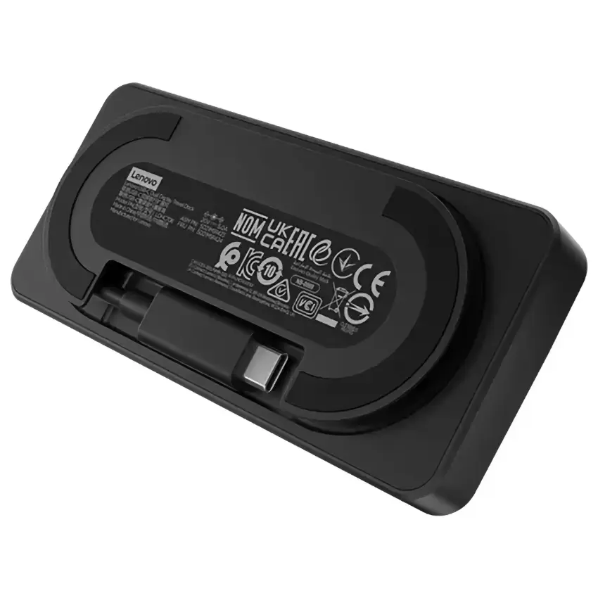 Hub Station Lenovo USB-C Dual Display Travel Dock con Adaptador USB-C de 100W, 2 USB-C 3.2 Gen 2, USB-A 3.2 Gen 2, RJ-45, DisplayPort, HDMI, Hasta 100W Power Delivery, Docking Station