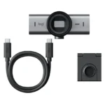 Cámara Web Logitech Brio MX, Ultra HD, 4K, Graphite, Gris
