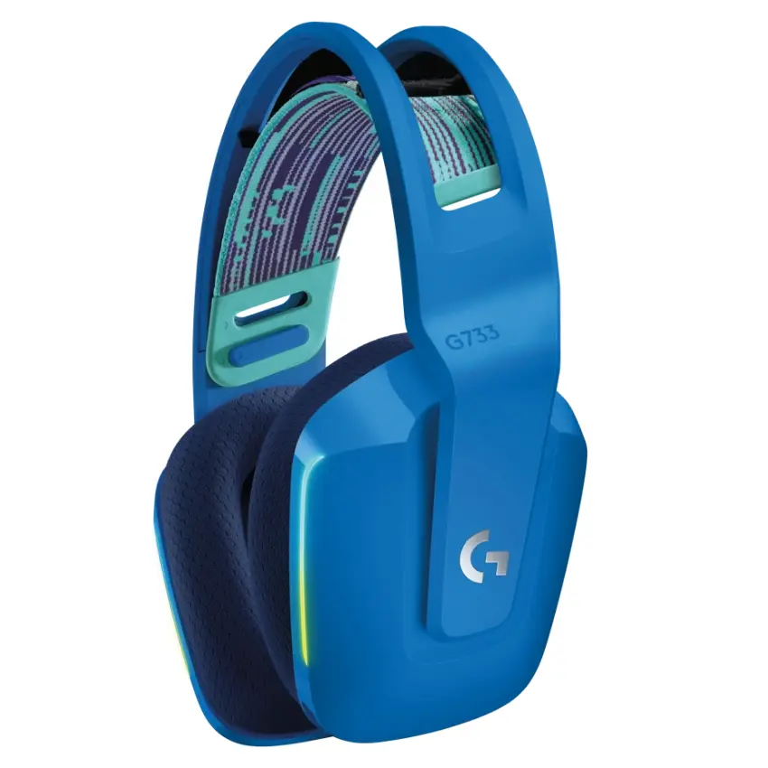 Auriculares Inalámbricos Logitech G G733, Gamer, LIGHTSPEED, Azul Auriculares Inalámbricos Logitech G G733, Gamer, LIGHTSPEED, Azul