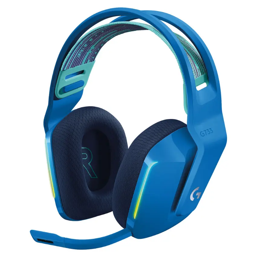 Auriculares Inalámbricos Logitech G G733, Gamer, LIGHTSPEED, Azul Auriculares Inalámbricos Logitech G G733, Gamer, LIGHTSPEED, Azul