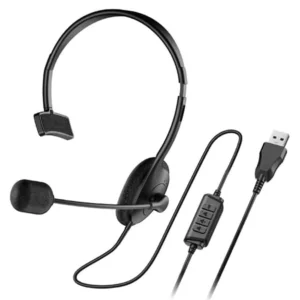 Auricular Genius HS-100U, Monoaural, USB, Negro