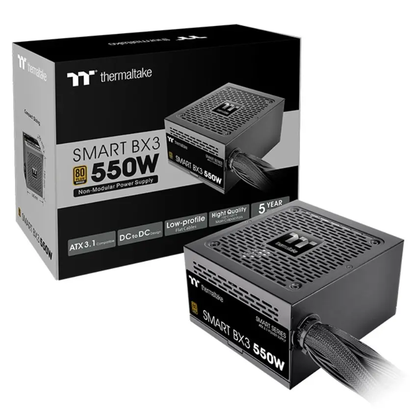 Fuente de alimentación Thermaltake Smart BX3 550W 80 PLUS Bronze Fuente de alimentación Thermaltake Smart BX3 550W 80 PLUS Bronze