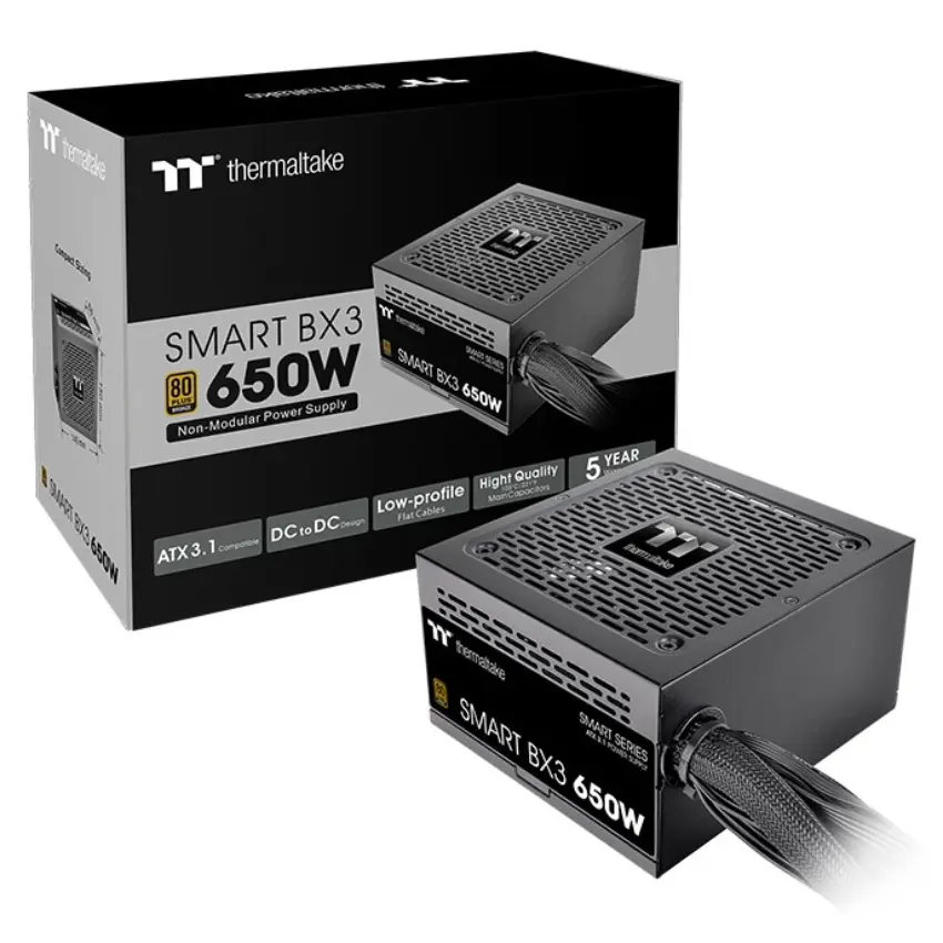 Fuente de alimentación Thermaltake Smart BX3 650W 80 PLUS Bronze Fuente de alimentación Thermaltake Smart BX3 650W 80 PLUS Bronze