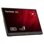 Monitor Portátil ViewSonic VA1655, 15.6", 60Hz, IPS, 1920x1080, 7ms, Mini HDMI, USB-C