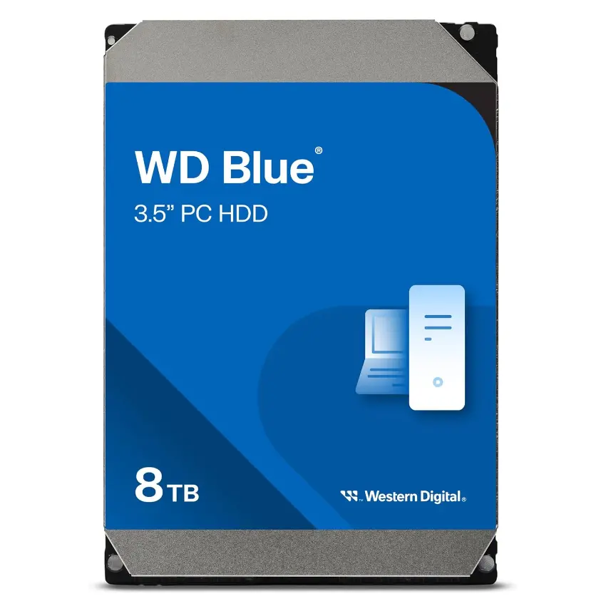 Disco Interno Western Digital Blue 8TB SATA3 5640rpm 256MB Cache 3.5" Disco Interno Western Digital Blue 8TB SATA3 5640rpm 256MB Cache 3.5"