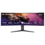 Monitor Gamer LG UltraGear 45GR75DC-B, 44.5", 200Hz, Curvo, 1500R, VA, 5120x1440, 1ms, DisplayPort, HDMI, USB-C, FreeSync Premium Pro